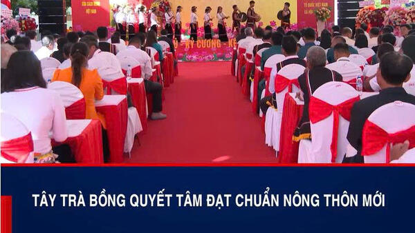 TÂY TRÀ BỒNG QUYẾT TÂM ĐẠT CHUẨN NÔNG THÔN MỚI